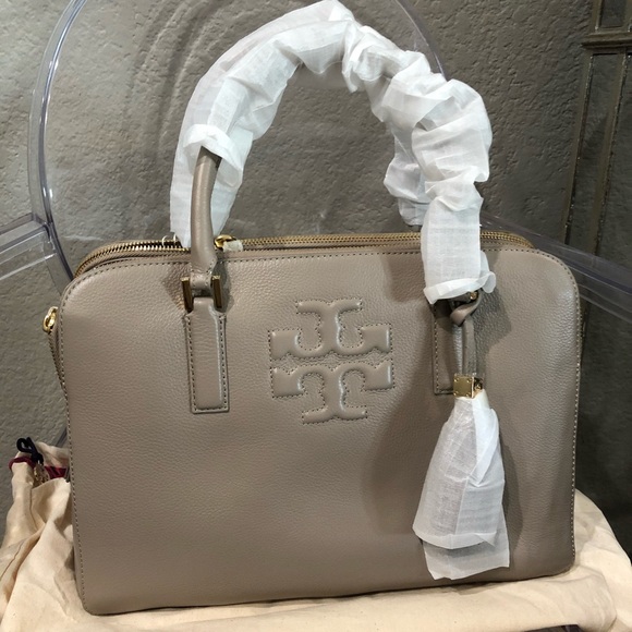 NWT Tory Burch Thea Triple Zip Satchel - Picture 2 of 8